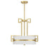 Quatrain 4-Light Pendant in True Gold